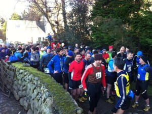 Runners get ready for the start!