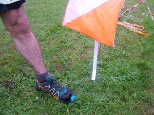 Salomon fell sandals were on display!